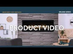 Superior DRL2045 45-Inch Electronic Ignition Direct Vent Gas Fireplace With Crushed Glass Media -Natural Gas Fire Place Store tTkbn0p1Pzk 57