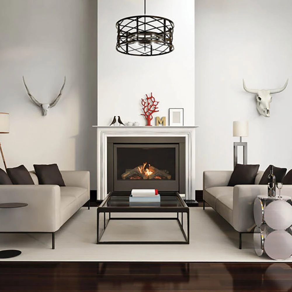 Sierra Flame THOMPSON-36-DELUXE 36-Inch Thompson Deluxe Direct Vent Built-In Gas Fireplace With Log Set 2 Sierra Flame THOMPSON-36-DELUXE 36-Inch Thompson Deluxe Direct Vent Built-In Gas Fireplace With Log Set - Image 2