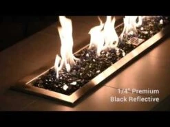 American Fire Glass 1/4-Inch Premium Fire Glass, 10-Pounds, Black Reflective 11 American Fire Glass 1/4-Inch Premium Fire Glass, 10-Pounds, Black Reflective -Natural Gas Fire Place Store tnQiNrptaws 32