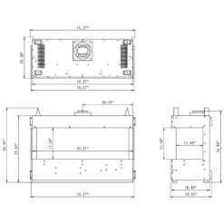 Sierra Flame TOSCANA-48 48-Inch Toscana 3-Sided Direct Vent Built-In Linear Gas Fireplace 9 Sierra Flame TOSCANA-48 48-Inch Toscana 3-Sided Direct Vent Built-In Linear Gas Fireplace -Natural Gas Fire Place Store toscana spec 48 11 22