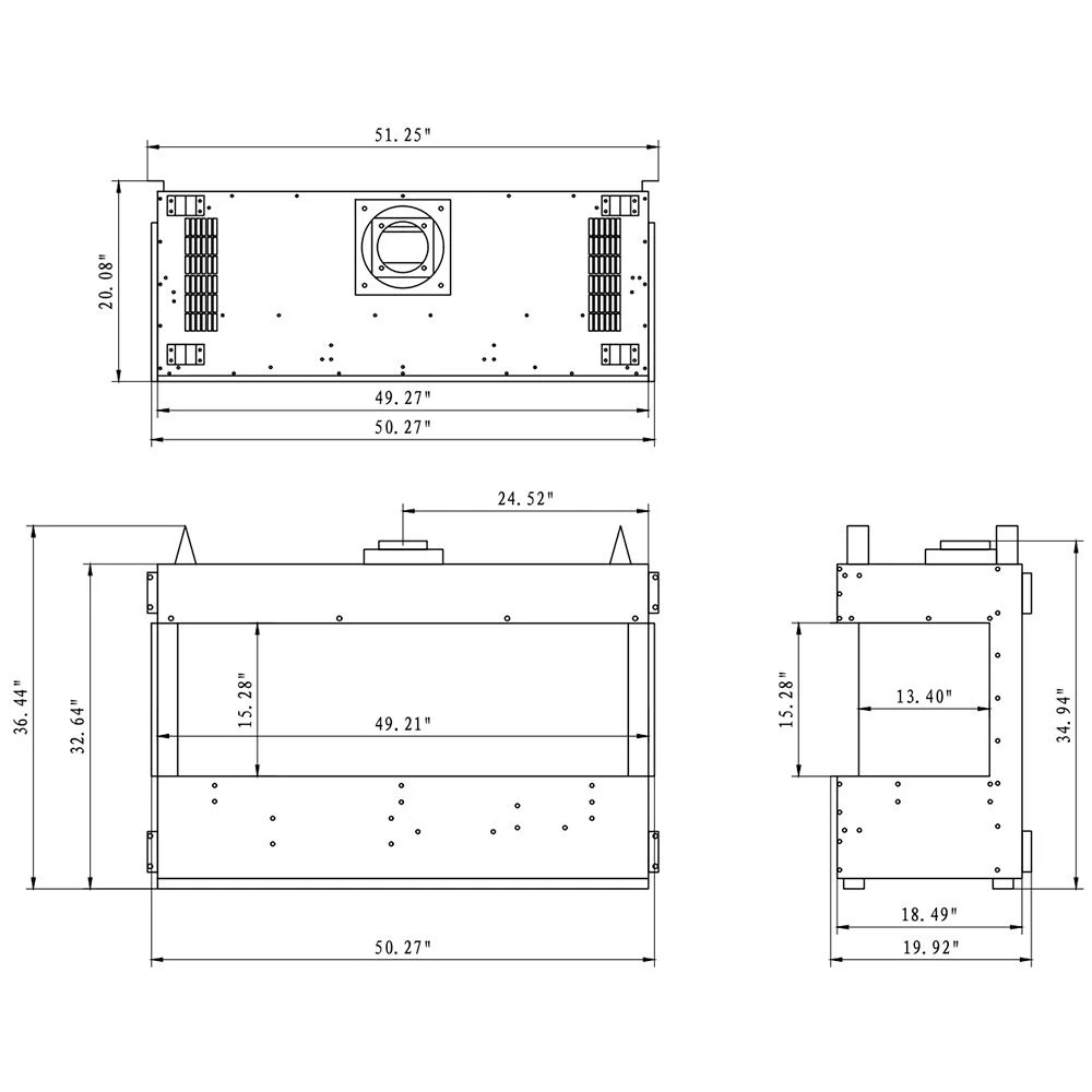 Sierra Flame TOSCANA-48 48-Inch Toscana 3-Sided Direct Vent Built-In Linear Gas Fireplace 5 Sierra Flame TOSCANA-48 48-Inch Toscana 3-Sided Direct Vent Built-In Linear Gas Fireplace - Image 5