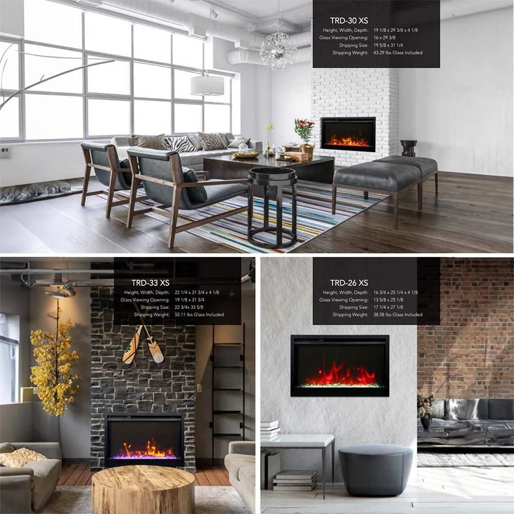 Amantii Traditional Extra Slim Built-In Smart Smart Electric Fireplace 5 Amantii Traditional Extra Slim Built-In Smart Smart Electric Fireplace - Image 5