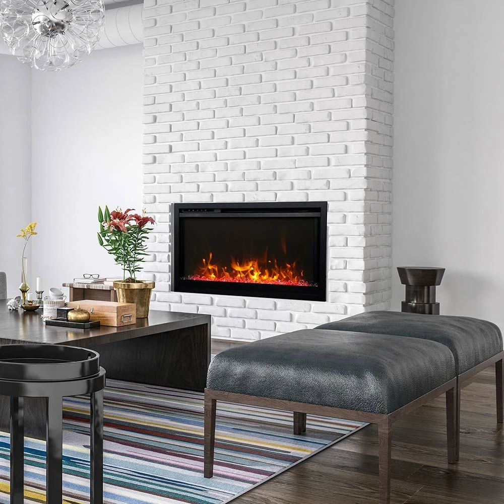 Amantii Traditional Extra Slim Built-In Smart Smart Electric Fireplace 2 Amantii Traditional Extra Slim Built-In Smart Smart Electric Fireplace - Image 2