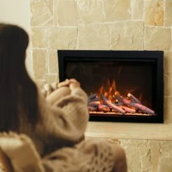 Amantii Traditional Built-In Smart Electric Fireplace -Natural Gas Fire Place Store trd config c 08 23