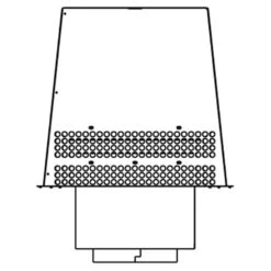 Majestic TS345P Black Trapezoid Termination Cap