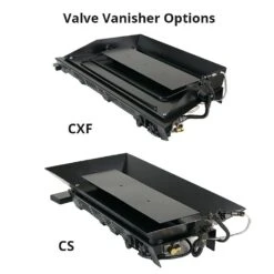 Rasmussen PC-Kit Pine Cones Series Complete Fireplace Set -Natural Gas Fire Place Store valve vanisher c options