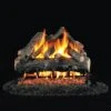 Real Fyre AO American Oak Vented Gas Log Set, Stainless Steel, ANSI Certified
