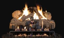 Real Fyre CHNA Charred Angel Oak Vented Gas Log Set