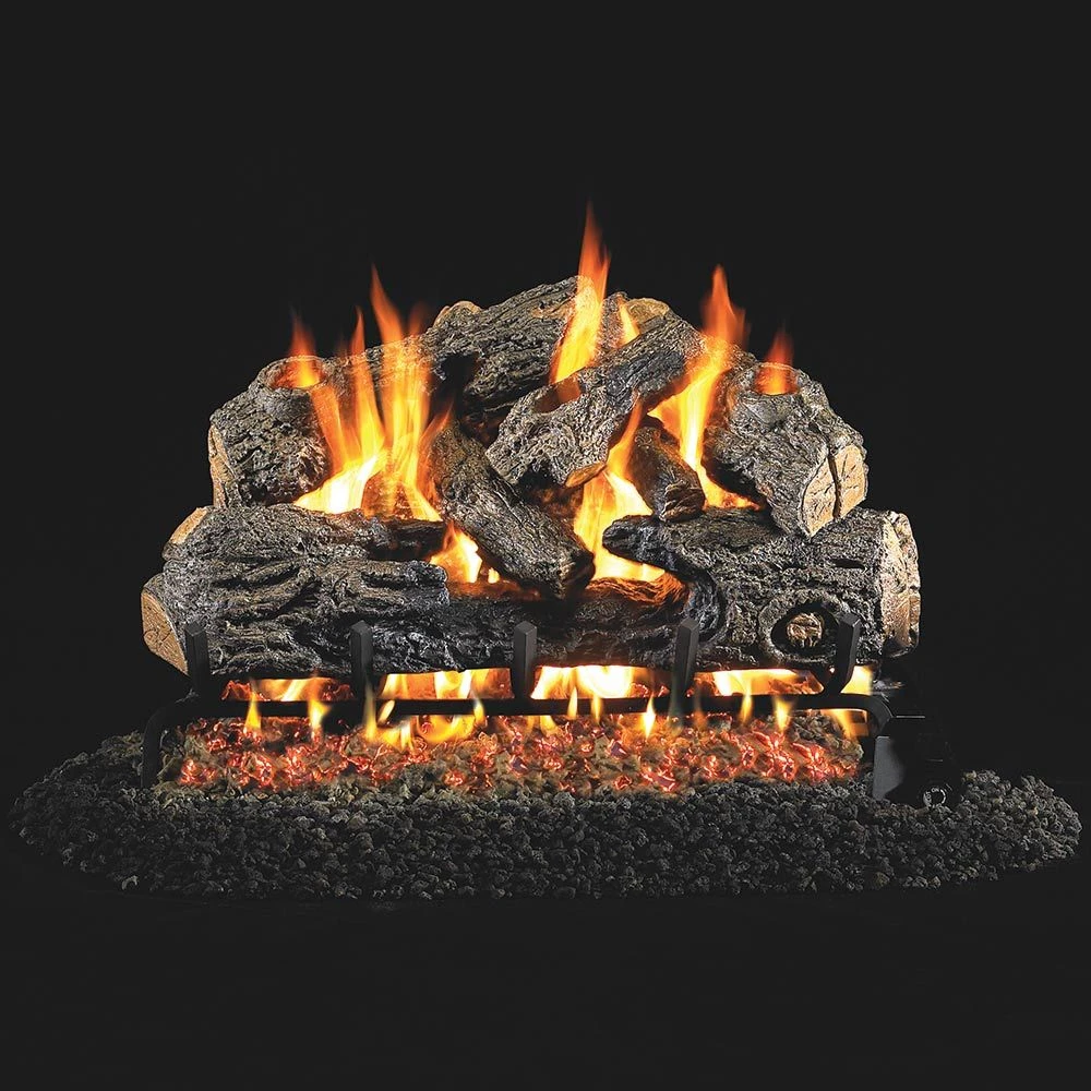 Real Fyre CHN Charred Northern Vented Gas Log Set, Stainless Steel, ANSI Certified 1 Real Fyre CHN Charred Northern Vented Gas Log Set, Stainless Steel, ANSI Certified