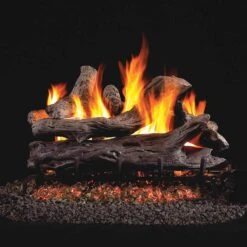 Real Fyre CDR Coastal Driftwood Vented Gas Log Set, Stainless Steel