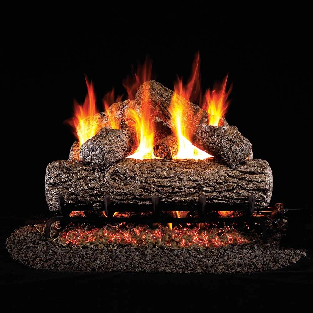 Real Fyre R Golden Oak Vented Gas Log Set, ANSI Certified 1 Real Fyre R Golden Oak Vented Gas Log Set, ANSI Certified