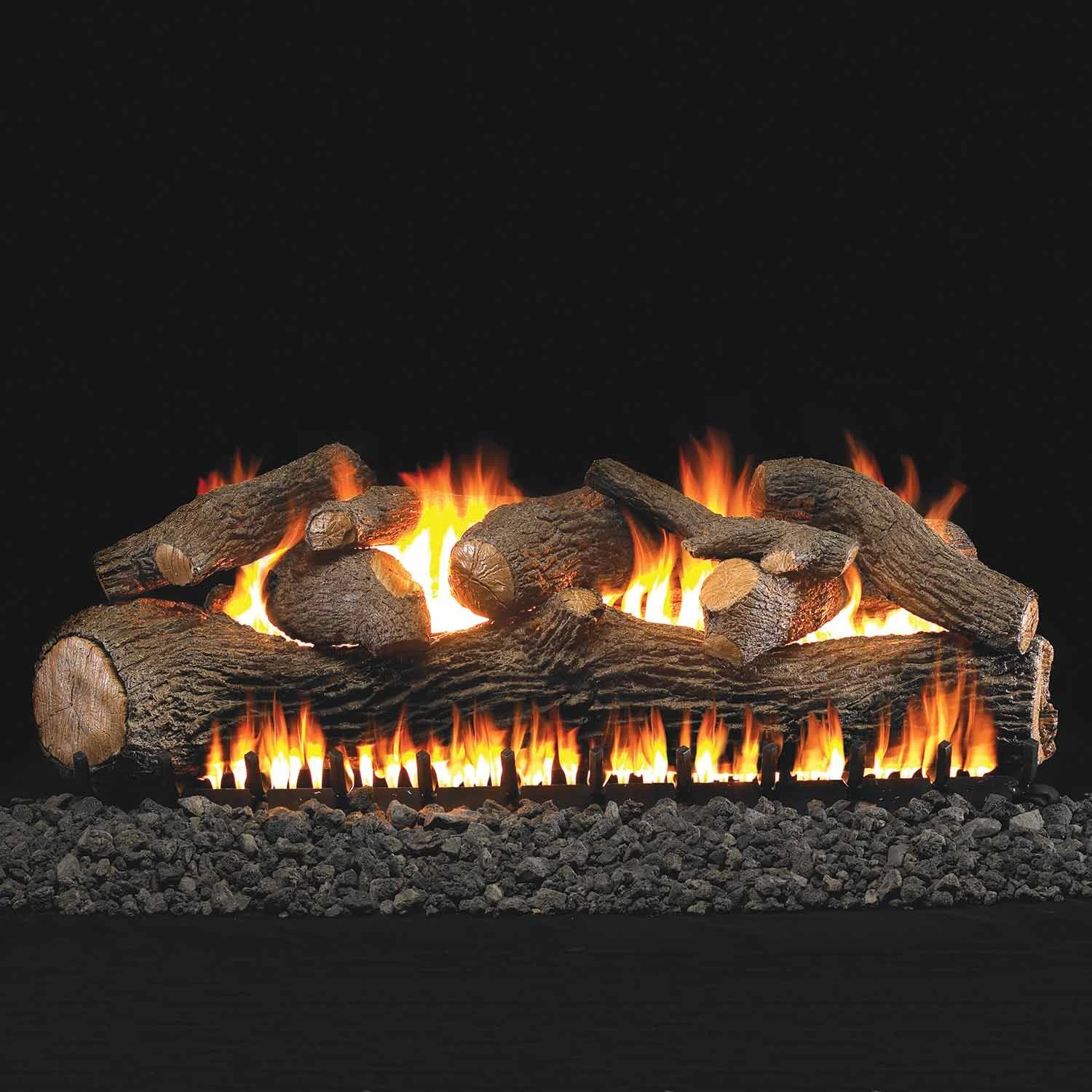 Real Fyre MP Mammoth Pine Vented Gas Log Set, Double Sided 1 Real Fyre MP Mammoth Pine Vented Gas Log Set, Double Sided