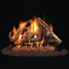 Real Fyre WS Woodstack Vented Gas Log Set, Stainless Steel, ANSI Certified