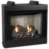 Empire White Mountain Hearth VFD32FB Breckenridge Ventless Deluxe Firebox With Gas Log Set And Slope Glaze Burner, 32-Inches