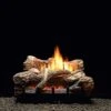 Empire White Mountain Hearth VFDRxx Flint Hill Ceramic Fiber Gas Log Set With Ventless Burner And Millivolt Valve
