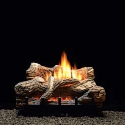Empire White Mountain Hearth VFD26FPxx Vail Ventless Fireplace With Contour Burner And Ceramic Log Set, 26-Inches -Natural Gas Fire Place Store vfdr24 flint hill 1