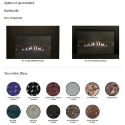 Empire White Mountain Hearth VFLC31IN Loft Ventless Fireplace Insert With Barrier And Black Liner, 31-Inches 6 Empire White Mountain Hearth VFLC31IN Loft Ventless Fireplace Insert With Barrier And Black Liner, 31-Inches -Natural Gas Fire Place Store vflc 28inxx feat a 08 20