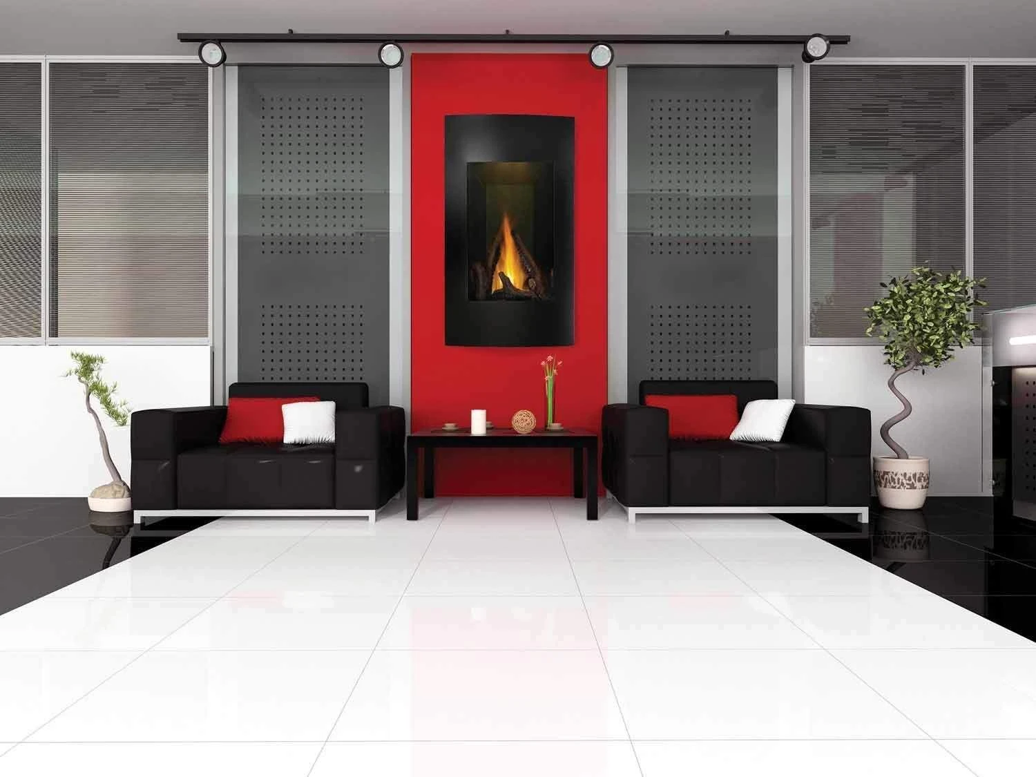 Napoleon GD19N-2 Vittoria Series Electronic Ignition Direct Vent Gas Fireplace 2 Napoleon GD19N-2 Vittoria Series Electronic Ignition Direct Vent Gas Fireplace - Image 2