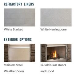 Superior 42-Inch Electronic Ignition Vent-Free Outdoor Gas Fireplace (VRE4342) -Natural Gas Fire Place Store vre4300 c 08 21