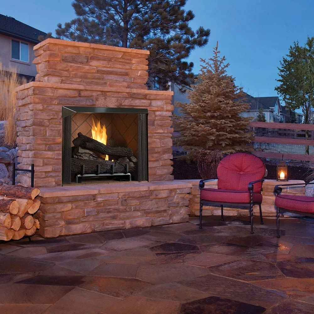 Superior 50-Inch Vent-Free Outdoor Masonry Gas Firebox With 36-Inch Gas Log Set (VRE6050) 2 Superior 50-Inch Vent-Free Outdoor Masonry Gas Firebox With 36-Inch Gas Log Set (VRE6050) - Image 2