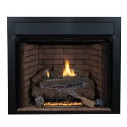 Superior VRT4032 32-Inch Vent-Free Gas Fireplace With Concrete Logs