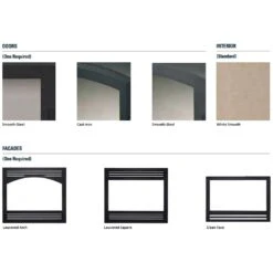 Superior Wood Burning Fireplace With Door And Facade (WCT4920WS) -Natural Gas Fire Place Store wct4920ws config spec a 03 22