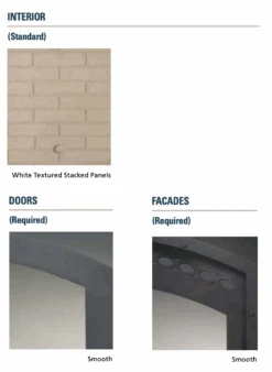 Superior Catalytic Combustion Wood Burning Fireplace, Double Black Steel Doors (WCT6940WS) -Natural Gas Fire Place Store wct6940ws wct6940 door blk wct6940 fac blk c 09 21