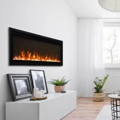 Remii WM-SLIM-65 Extra Slim Smart Indoor Wall Mount Electric Fireplace With Black Steel Surround, 65-Inch 12 Remii WM-SLIM-65 Extra Slim Smart Indoor Wall Mount Electric Fireplace With Black Steel Surround, 65-Inch -Natural Gas Fire Place Store wm slim 55 a 07 22 2