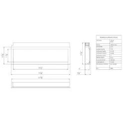 Remii WM-SLIM-55 Extra Slim Smart Indoor Wall Mount Electric Fireplace With Black Steel Surround, 55-Inch -Natural Gas Fire Place Store wm slim 55 spec a 07 22
