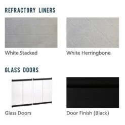 Superior 36-Inch Outdoor Wood Burning Fireplace (WRE3036) -Natural Gas Fire Place Store wre3000 c 08 21 1