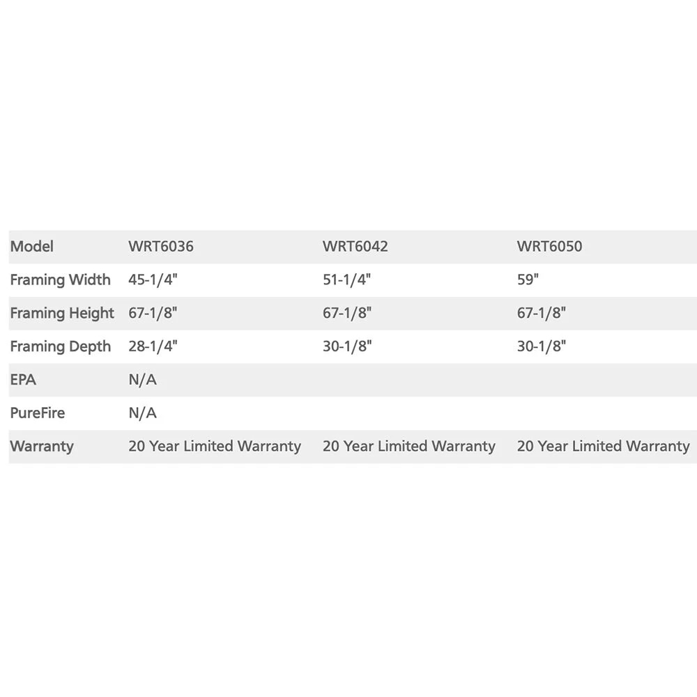 Superior 42-Inch Masonry Wood Burning Fireplace (WRT6042) 5 Superior 42-Inch Masonry Wood Burning Fireplace (WRT6042) - Image 5