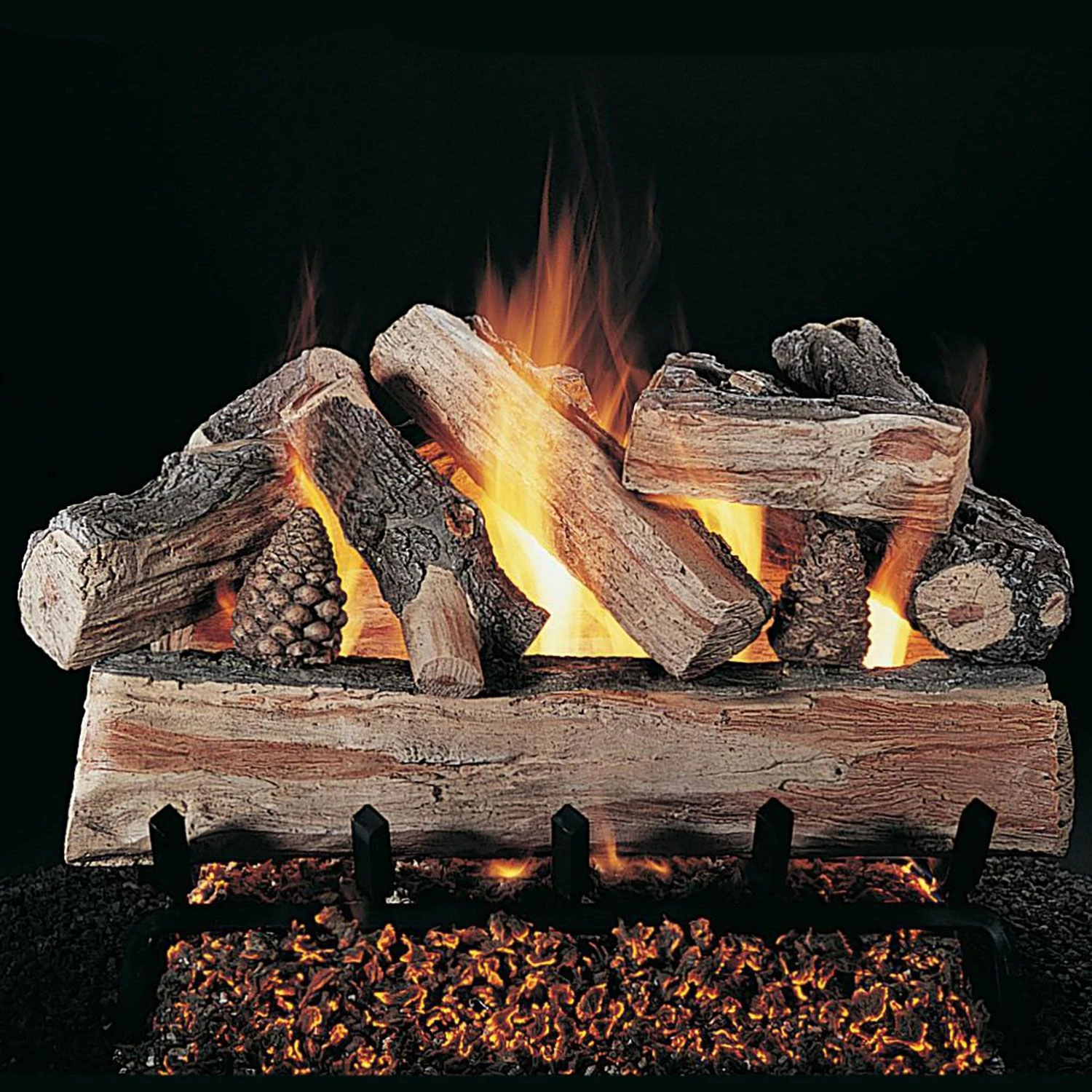 Rasmussen SS-XF-Kit CrossFire Series Stainless Steel Fireplace Log Set 1 Rasmussen SS-XF-Kit CrossFire Series Stainless Steel Fireplace Log Set