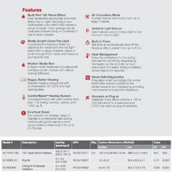 Dimplex XLF10017-XD IgniteXL Bold Deep Built-In Linear Electric Fireplace, 100-Inch 10 Dimplex XLF10017-XD IgniteXL Bold Deep Built-In Linear Electric Fireplace, 100-Inch -Natural Gas Fire Place Store xlf10017 xd e 12 22