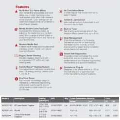 Dimplex XLF6017-XD IgniteXL Bold Deep Built-In Linear Electric Fireplace, 60-Inch -Natural Gas Fire Place Store xlf6017 xd e 12 22