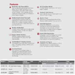 Dimplex XLF8817-XD IgniteXL Bold Deep Built-In Linear Electric Fireplace, 88-Inch 9 Dimplex XLF8817-XD IgniteXL Bold Deep Built-In Linear Electric Fireplace, 88-Inch -Natural Gas Fire Place Store xlf8817 xd d 12 22