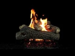 Hargrove Classic Oak Vented Gas Log Set With ANSI Certified Burner (HGCLSAA-EHB-ANSI) -Natural Gas Fire Place Store y3F7WWb 2zU 686