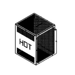 Kingsman Z57STSC Safety Cage For Chimney Vent Snorkel Termination For 4x7-Inch Venting