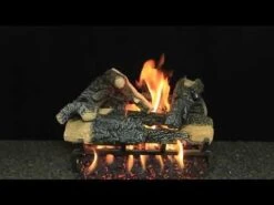 Hargrove Inferno See-Through Shallow Vented Gas Log Set With System 4 Burner, Propane Specialized (HGISSSS-S4B) -Natural Gas Fire Place Store zLipPgzpnck 1047