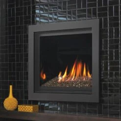 Kingsman ZCV39H 39-Inch High Capacity Zero Clearance Clean View Direct Vent Gas Fireplace With Media -Natural Gas Fire Place Store zcv39nh glassmedia picture a 09 20 1