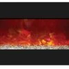Amantii ZECL-33-3624 Zero Clearance Series Built-In Electric Fireplace, 33-Inch