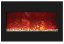 Amantii ZECL-33-3624 Zero Clearance Series Built-In Electric Fireplace, 33-Inch