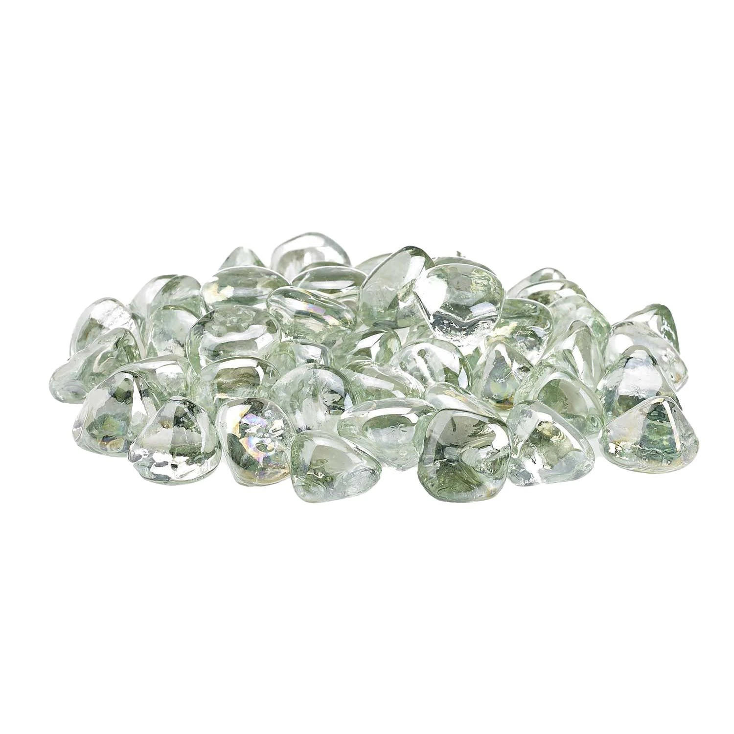 American Fire Glass 1-Inch Zircon Fire Glass, 10-Pounds, Rain Drop Luster 2 American Fire Glass 1-Inch Zircon Fire Glass, 10-Pounds, Rain Drop Luster - Image 2