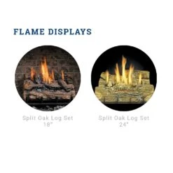 Kingsman ZVF33P 33-Inch Zero Clearance Vent-Free Gas Firebox With Log Set 5 Kingsman ZVF33P 33-Inch Zero Clearance Vent-Free Gas Firebox With Log Set -Natural Gas Fire Place Store zvf33p liners media a 10 20